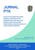 EFEKTIVITAS PENERAPAN MODEL PEMBELAJARAN PBL DALAM MENINGKATKAN HASIL BELAJAR PESERTA DIDIK PADA MATERI PENCEMARAN LINGKUNGAN KELAS 10 DI SMK NEGERI 3 BANDUNG